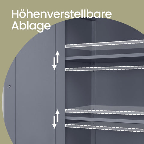 Rootz Bathroom Cabinet - Bathroom Furniture - Storage Unit - Space-Saving Design - 30 x 30 x 170 cm