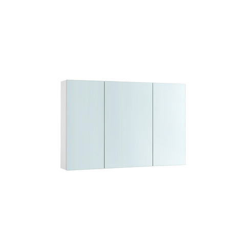 Rootz Wall Cabinet Mirror - Bathroom Storage Unit - Adjustable Shelf - Space-Saving - 15cm x 90cm x 60cm