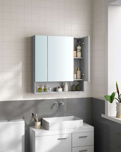 Rootz Bathroom Cabinet - Storage Unit - Vanity Cabinet - Space-Saving Design - 16.5cm x 70cm x 75cm