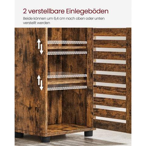 Rootz Tall Bathroom Cabinet - Bathroom Shelf - High Bathroom Cabinet - Maximizes Storage - 40cm x 30cm x 167cm