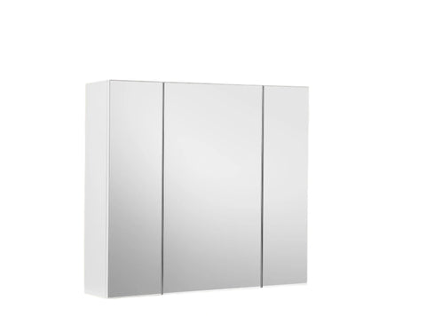 Rootz Mirror Cabinet - Wall Cabinet - Bathroom Storage - Space Saving - 60 x 15 x 55 cm