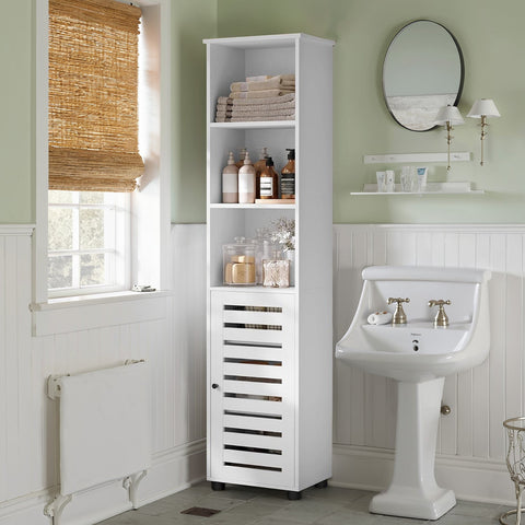 Rootz Bathroom Cabinet - Bathroom Shelf - High Cabinet - Space Saving - 40cm x 30cm x 167cm