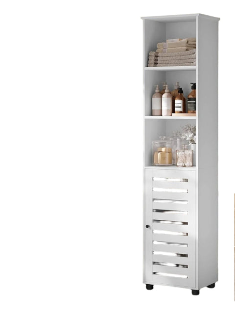 Rootz Bathroom Cabinet - Bathroom Shelf - High Cabinet - Space Saving - 40cm x 30cm x 167cm
