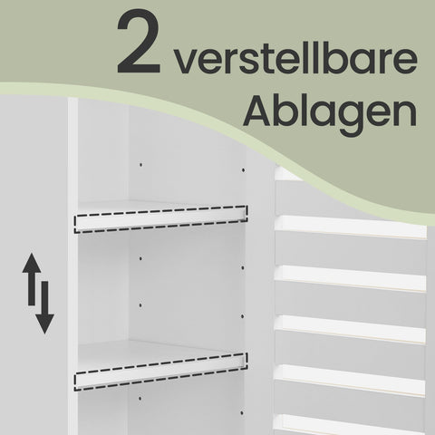 Rootz Bathroom Cabinet - Bathroom Shelf - High Cabinet - Space Saving - 40cm x 30cm x 167cm