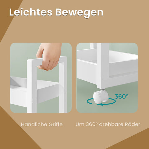 Rootz Bamboo Bathroom Shelf - Niche Shelf - Storage Organizer - Space-Saving Design - 20 x 30 x 80 cm