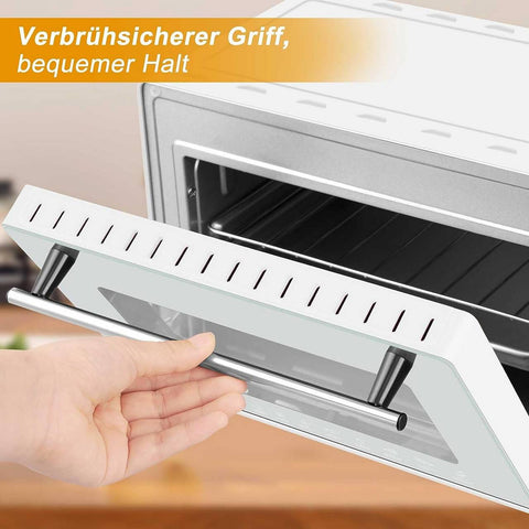 Rootz Mini Oven - Compact Oven - Space-Saving Cooker - Efficient Temperature Control - Multi-Functional Cooking - Safe Design - 36.5cm x 22.1cm x 28.5cm