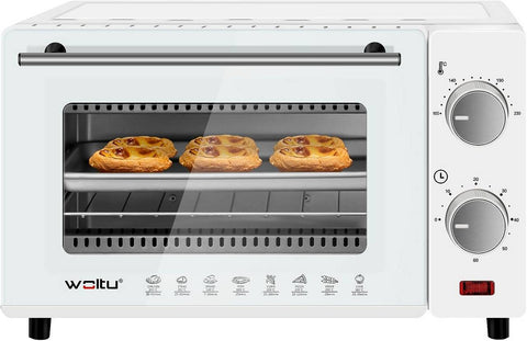Rootz Mini Oven - Compact Oven - Space-Saving Cooker - Efficient Temperature Control - Multi-Functional Cooking - Safe Design - 36.5cm x 22.1cm x 28.5cm