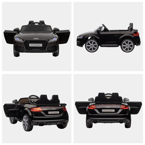 Rootz Kids Electric Sports Car - Remote Control Ride On Car - MP3 Player - Headlights - Taillights - Seat Belt - 102cm x 60cm x 44cm