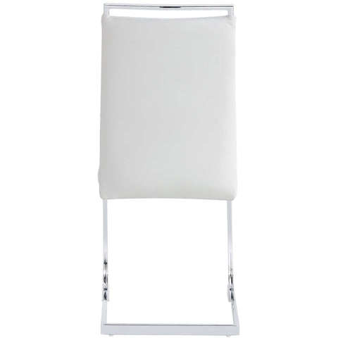 Rootz Dining Chairs Set - Modern Seating - Faux Leather - Comfort Support - 42L x 45W x 95H cm - Water-Repellent Finish