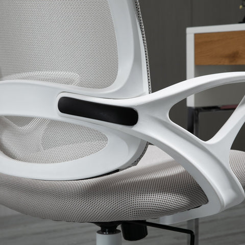 Rootz Ergonomic Office Chair - Desk Chair - Height Adjustable Seating - Breathable Mesh Back - 61cm x 61cm x 89-99cm - Grey