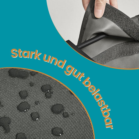 Rootz Grey Laundry Basket - Laundry Collector - Laundry Bag - Space-Saving Shelf - 42cm x 28cm x 75cm