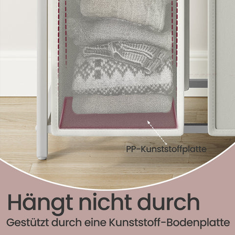 Rootz 3 Compartment Laundry Basket - Laundry Collector - Laundry Box - Space-Saving Design - 92.5cm x 33cm x 72cm