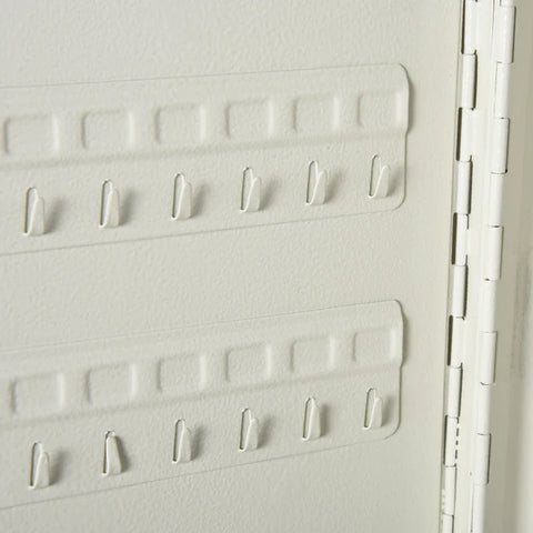 Rootz Key Box - Key Storage - Cold Rolled Steel - Powder Coated Finish - Family - School - Factory - Beige - 30 cm x 24 cm x 7.5 cm