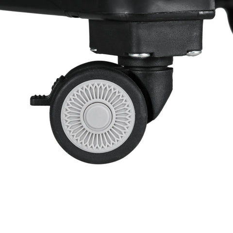 Rootz Shopping Cart with Stair-Climbing Wheels - Rollator Trolley - Foldable Cart - Telescopic Handle - 51L - 52cm x 48cm x 100cm