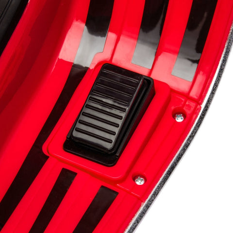 Rootz 6V Vespa Electric Motorcycle - Kids Motorcycle - Ride-On Electric Bike - Glowing Headlights - Music - FM Radio - Stable Wheels - 107cm x 47cm x 73cm