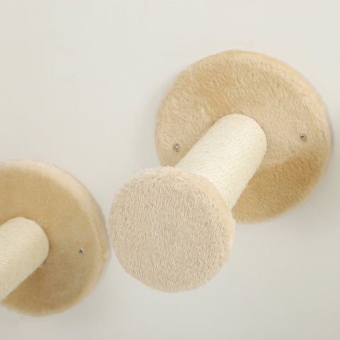 Rootz Cat Wall Shelves - Cat Furniture - Climbing Wall - Space-saving Design - 110cm x 56cm x 73cm - Keeps Cats Active & Happy