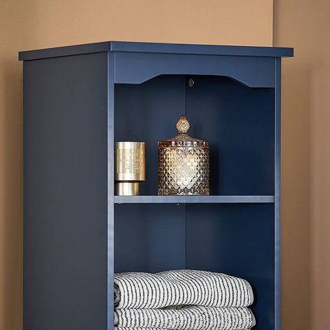 Rootz Tall Bathroom Cabinet - Storage Organizer - Shelving Unit - MDF & Pine Construction - Adjustable Shelf - Anti-Tip Design - 35cm x 170cm x 30cm