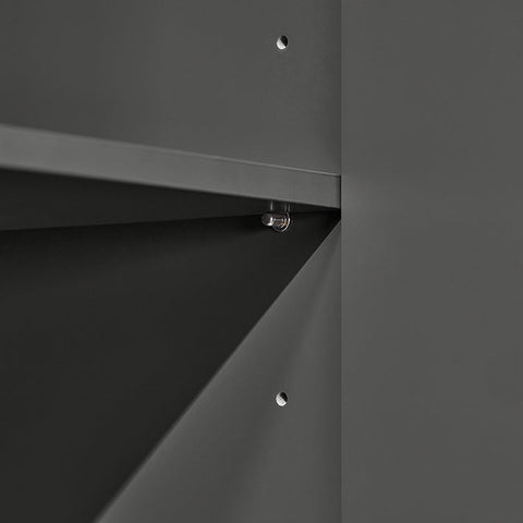 Rootz Tall Bathroom Cabinet - Storage Unit - Organizer - Ample Space - 35x170x30cm - MDF & Pine Material