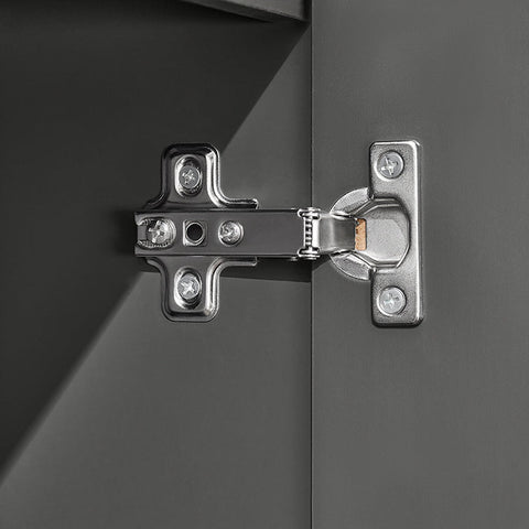 Rootz Tall Bathroom Cabinet - Storage Unit - Organizer - Ample Space - 35x170x30cm - MDF & Pine Material