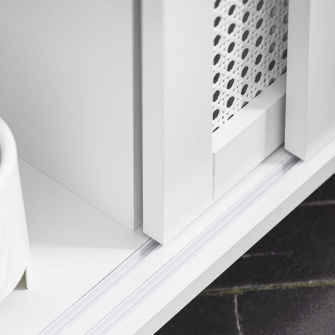 Rootz Bathroom Storage Cabinet - Narrow Cabinet - Slim Space Saver - Adjustable Shelf - 20x70x65cm - MDF - Toilet Paper Storage