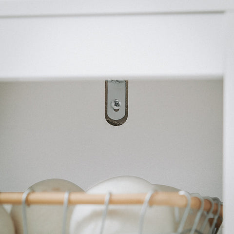 Rootz Laundry Shelf - Linen Storage Rack - Bathroom Storage Organizer - MDF Construction - 30cm x 90cm x 30cm