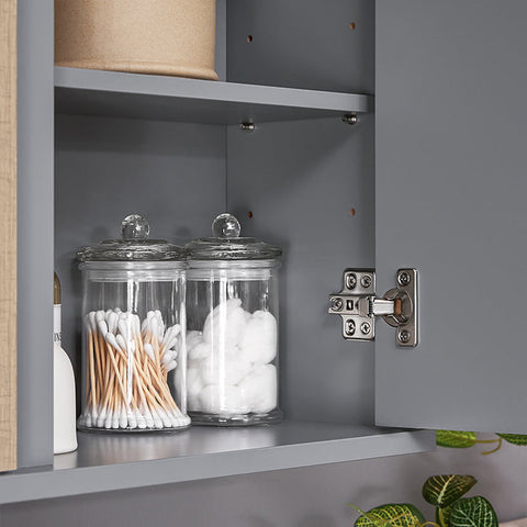 Rootz Mirror Door Wall Cabinet - Bathroom Storage - Wall Closet - Space-Saving - 60cm x 45cm x 20cm