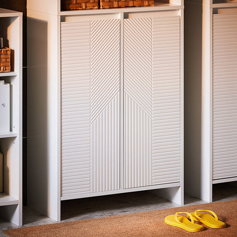 Rootz Tall Bathroom Cabinet - Storage Cabinet - MDF Cabinet - Space-Saving Design - 60x171x37cm