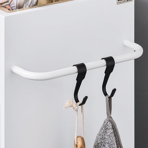 Rootz Bathroom Storage Cabinet - Organizer Shelf - Closet Unit - Removable Laundry Bag - 35x90x30cm - Prevents Rot with Silicone Foot Pads