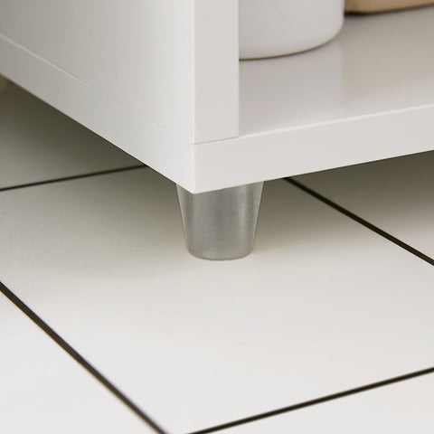 Rootz Tall Bathroom Cabinet - Storage Cabinet - Adjustable Shelves - Ample Storage - 20x180x20cm