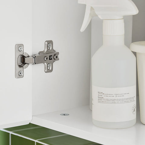 Rootz Bathroom Wall Cabinet - Mirror Door - Storage Cabinet - Space-Saving - 57x61x30cm