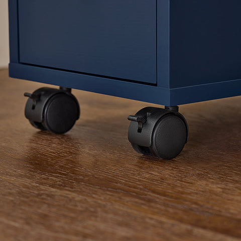 Rootz Bathroom Cabinet - Storage Unit - Organizing Shelf - 3 Drawers - MDF & Bamboo - 23x83x65cm