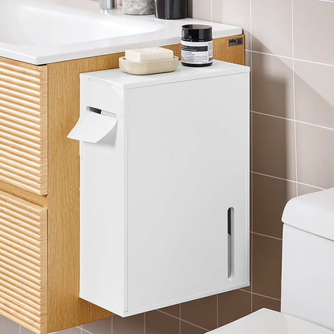 Rootz Wall-Mounted Paper Towel Holder - Kitchen Dispenser - Space Saver - Damage-Free Installation - 14x42x30cm