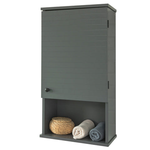 Rootz Wall Cabinet - Bathroom Storage - Medicine Cabinet - Dust & Water Resistant - Easy Access Open Shelf - Versatile Design - 40cm x 76cm x 21cm
