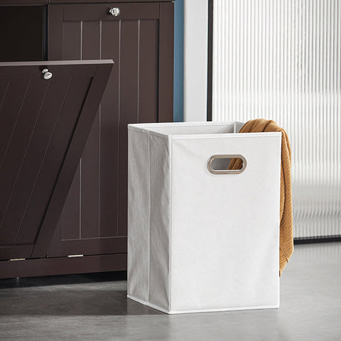 Rootz Linen Cupboard with Laundry Bags - Laundry Collector - Laundry Basket - MDF Construction - Removable Bags - Easy Assembly - 78cm x 91cm x 38cm