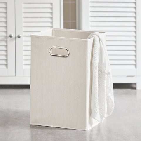 Rootz Laundry Cupboard with Laundry Bag - Laundry Collector - Laundry Basket - MDF Construction - Fleece Basket - Flexible Storage - 40cm x 90cm x 38cm