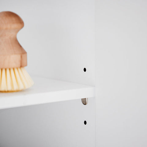 Rootz Sink Base Cabinet - Bathroom Cabinet - Under Sink Storage - Adjustable Shelf - Anti-Tip Safety - MDF Construction - 60cm x 60cm x 30cm