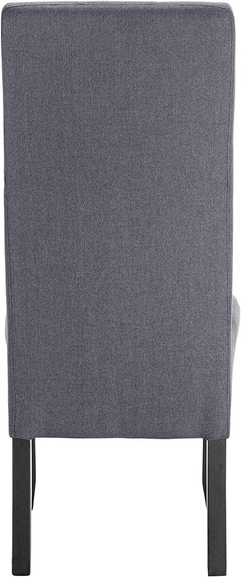 Rootz Upholstered Dining Chair - Elegant Chair - Stylish Seating - Durable Solid Wood - Supreme Comfort - Versatile Design - 47cm x 42cm x 107cm