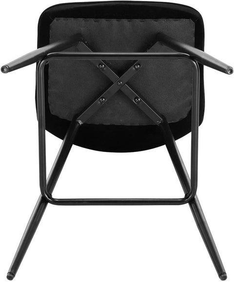 Rootz Upholstered Dining Chair - Elegant Chair - Stylish Seating - Durable Solid Wood - Supreme Comfort - Versatile Design - 47cm x 42cm x 107cm