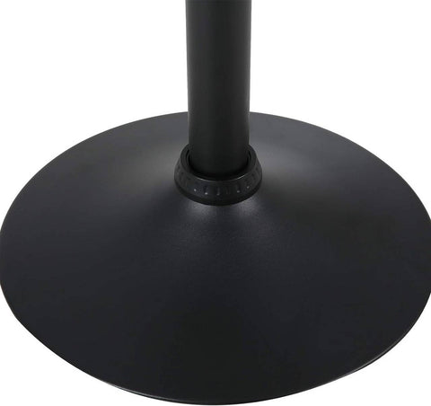 Rootz Bar Stool - Kitchen Stool - Counter Stool - Ergonomic Seating - Faux Leather/Metal Frame - Adjustable Height - 38.5cm x 39cm