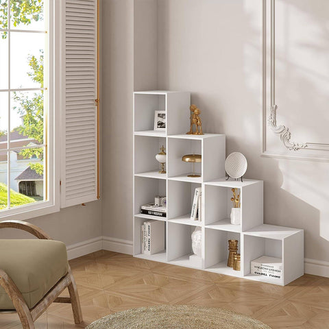 Rootz Modular DIY Book Cabinet - Bookshelf - Storage Organizer - Customizable, Durable, Easy Assembly - 120cm x 120cm x 30cm