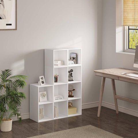 Rootz Modular DIY Book Cabinet - Bookshelf - Storage Organizer - Customizable, Durable, Easy Assembly - 120cm x 120cm x 30cm