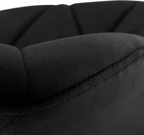 Rootz Set of 8 Dining Chairs - Velvet Upholstered - Metal Frame - Ergonomic Design, Durable, Comfortable - Dark Green - 85.5cm x 46cm x 40.5cm