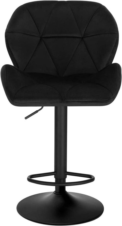 Rootz Set of 8 Dining Chairs - Velvet Upholstered - Metal Frame - Ergonomic Design, Durable, Comfortable - Dark Green - 85.5cm x 46cm x 40.5cm