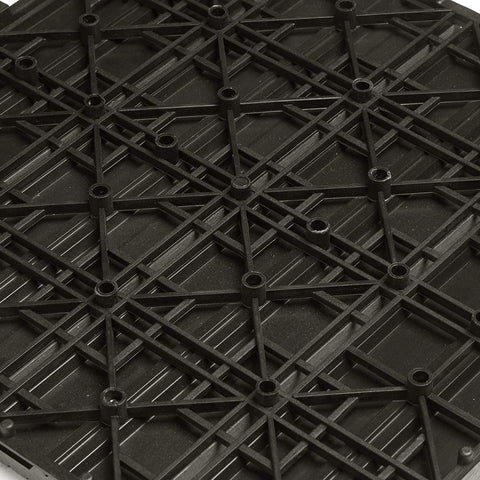 Rootz WPC Click Tiles - Outdoor Deck Tiles - Interlocking Tiles - Durable, Easy to Install, Weather-Resistant - 30cm x 30cm x 1.8cm