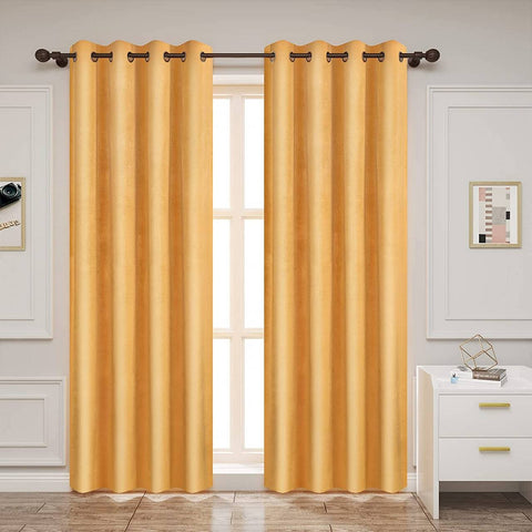 Rootz Premium Blackout Curtains - Room Darkening Drapes - Privacy Curtains - Light Blocking, Energy Saving, Easy Maintenance - 100% Polyester - 140cm x 225cm/245cm/270cm