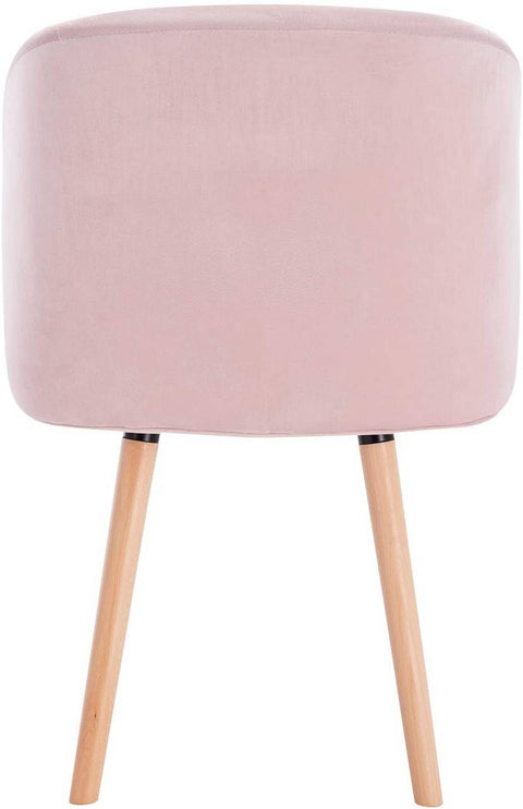 Rootz Set of 4 Dining Chairs - Velvet Upholstered - Kitchen Chairs - Ergonomic Design - Durable & Comfortable - Versatile Style - 45cm x 46cm x 84cm