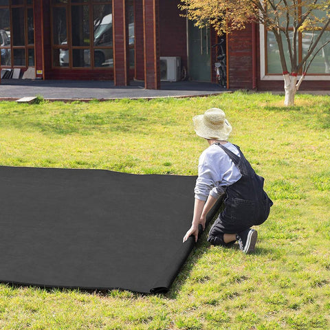 Rootz Weed Control Fabric - Garden Barrier - Landscape Fabric - Eco-Friendly, Durable, Versatile - Easy to Cut, Moisture Retaining, Heat Preserving - Multiple Sizes Available