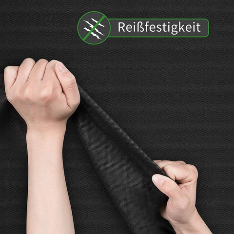Rootz Premium Weed Control Fabric - Garden Barrier - Landscape Fabric - Eco-Friendly, Durable, Versatile - Easy to Install - Black Polypropylene - Multiple Sizes Available