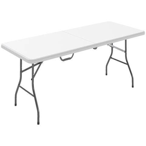 Rootz Folding Camping Table - Foldable Picnic Table - Portable Outdoors Table - Durable Design - 180cm x 74cm x 74cm