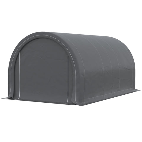 Rootz Waterproof Carport Garage - Storage Tent - UV Protection - Removable Side Walls - 5m x 3m x 2.4m - Galvanized Steel Frame
